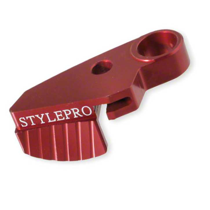 Chokehebel StylePro CNC rot-eloxiert