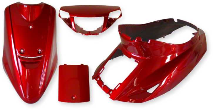 Details zu  Verkleidung Verkleidungsset Verkleidungsteile in Rot Metallic für YAMAHA JOG 50