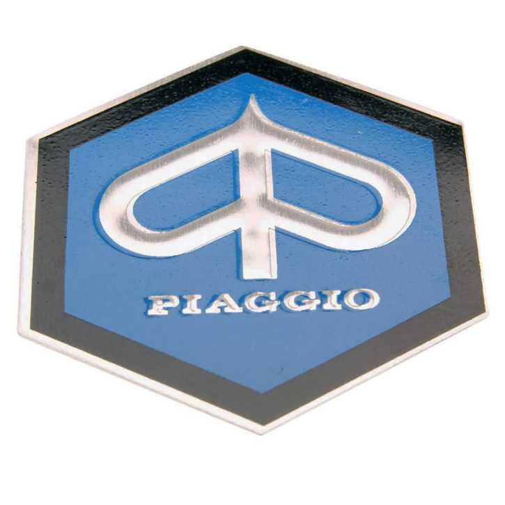 Emblem Piaggio 6-Eck Logo Aufkleber Vespa GL Rally Sprint Ape