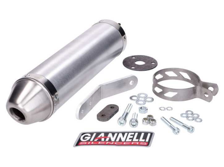 Endschalldämpfer Giannelli Aluminium für Derbi DRD Edition 50 SM 03-07