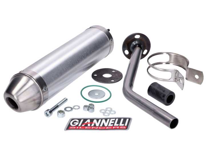 Endschalldämpfer Giannelli Aluminium für Aprilia RX 99-04, MX 02-04