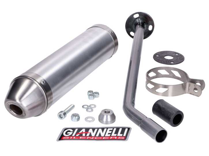 Endschalldämpfer Giannelli Aluminium für Derbi DRD Pro 50 SM 05-11
