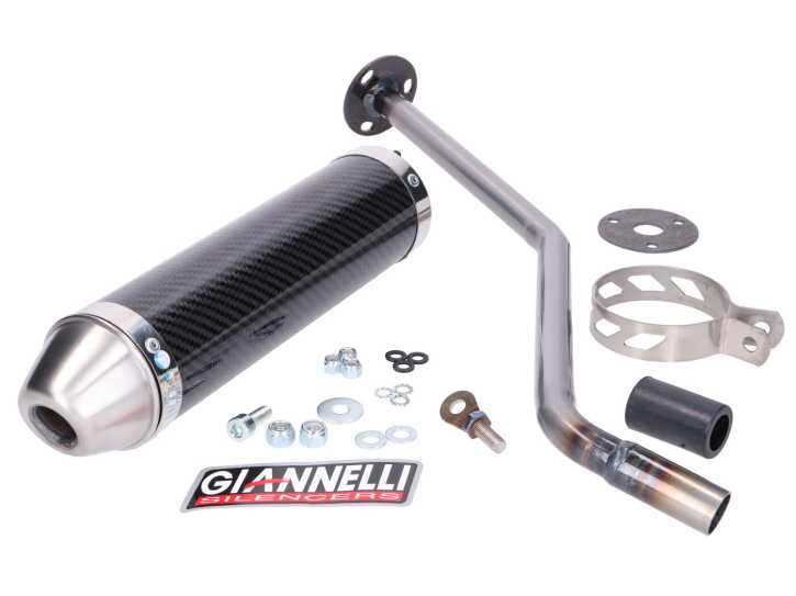 Endschalldämpfer Giannelli Carbon für KSR Moto TR 50 SM, X 14-16