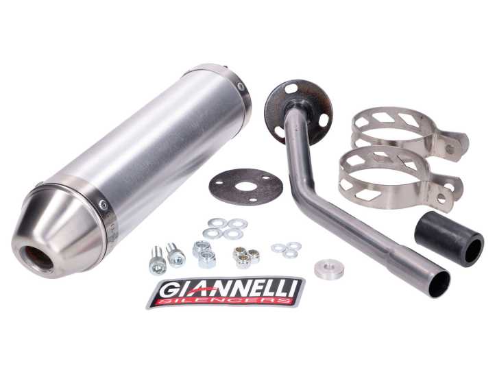 Endschalldämpfer Giannelli Aluminium für Fantic Motor 50M, 50MR, 50E, 50ER, 50ES 2T 13-16