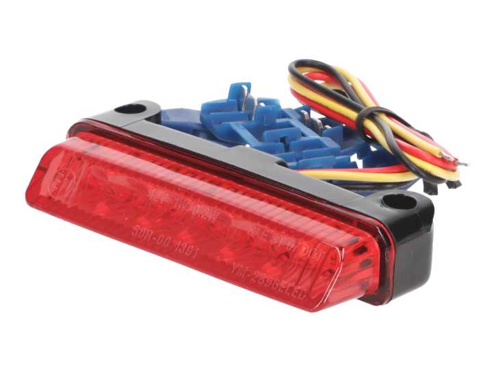 Rücklicht  Mini LED E-Prüfzeichen Motorrad Quad Roller rot Universal