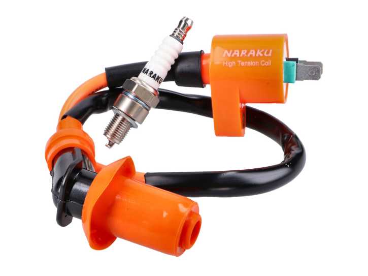 Zündung Upgrade Kit Naraku Zündspule und Zündkerze Iridium für GY6 139QMB