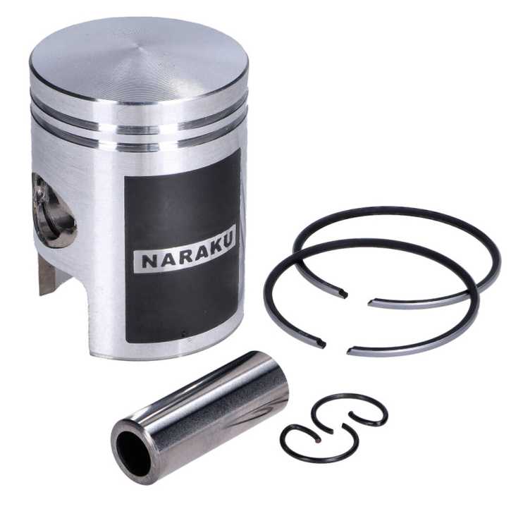 Kolben Naraku 50ccm 40mm für Gilera Piaggio Motoren AC LC Luft und Wassergekühlt