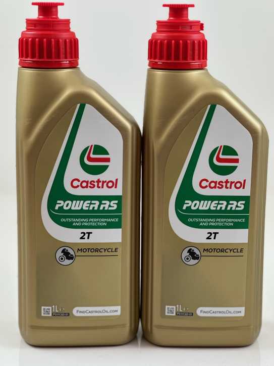 2x Öl Castrol Power RS Vollsynthetisch Motoröl 2Takt Zweitaktöl Vollsynthetik 2 Liter