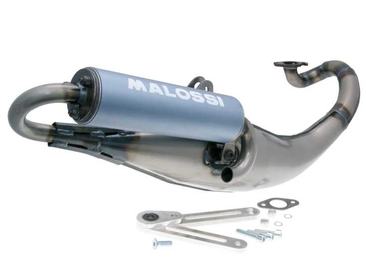 Auspuff Malossi Flip für Minarelli liegend Adly Beta KTM MBK Yamaha