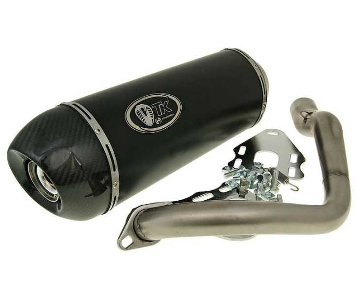 Auspuff Turbo Kit GMax Carbon H2 4T für Vespa GTS 300 2009 bis 2018