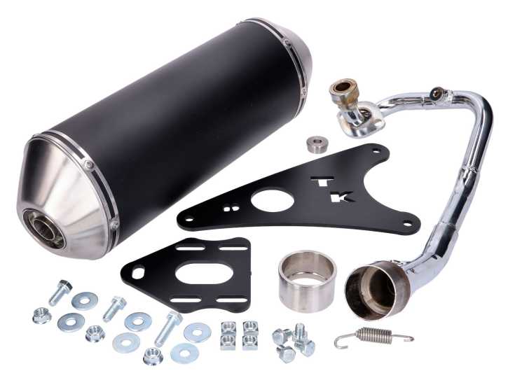 Auspuff Turbo Kit GMax 4T für Yamaha Neos 4T, Ovetto 50ccm 4T
