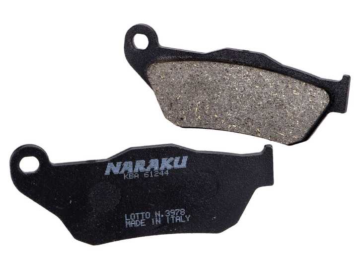 Bremsbeläge Naraku organisch für MBK Skycruiser 125i, Yamaha X-Max 125i, 250i
