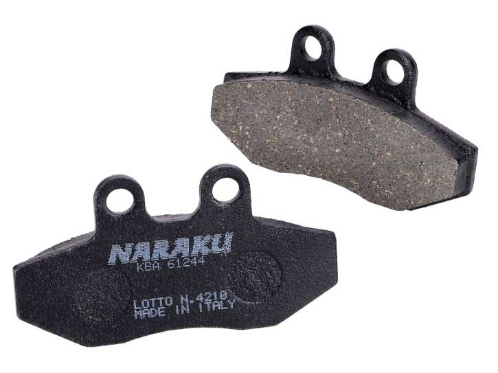 Bremsbeläge Naraku organisch für MBK Flame XC125, Yamaha Cygnus XC125