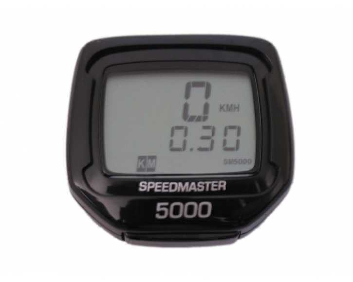 Sigma Speedmaster 5000 Fahrradcomputer 5 Funktionen Tachometer F