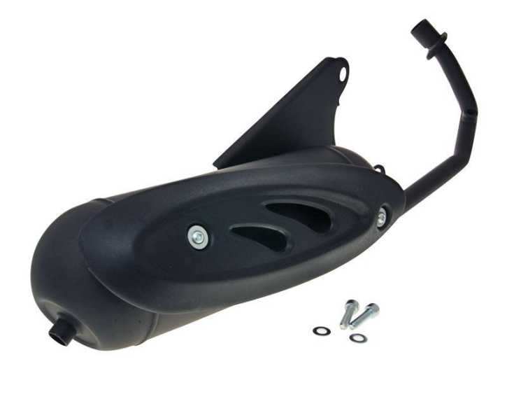 Auspuff Schalldämpfer Tecnigas Maxi 4 Piaggio Vespa LX S 125 mit Lambdaanschluss