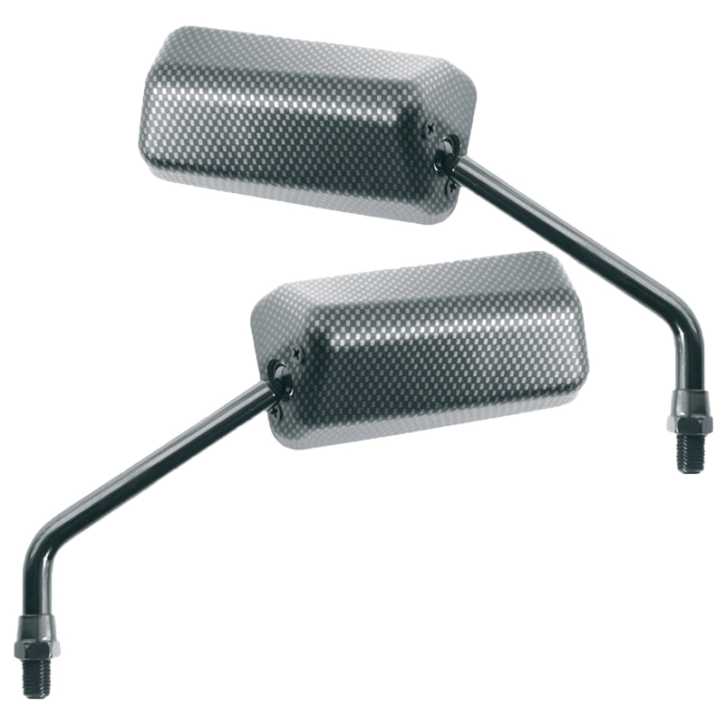 2x Carbon F1 Spiegel Kurzgewinde M8 MOTORRAD QUAD ROLLER