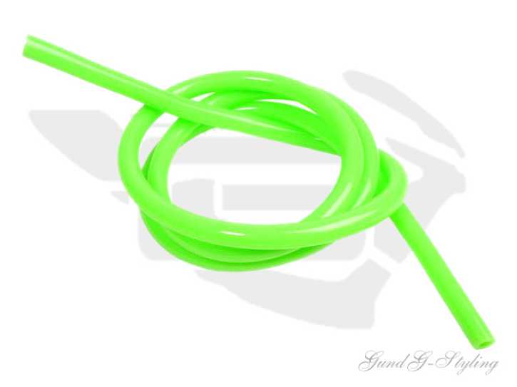 Benzinschlauch Farbig 1m Länge 5mm Innendurchmesser neon-grün