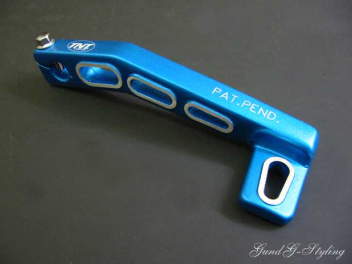 Kickstarter Lighty-Race CNC Minarelli Peugeot blau