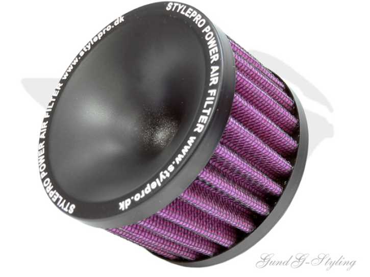 Luftfilter StylePro Racing 35-54mm Anschluss Gerade 35mm