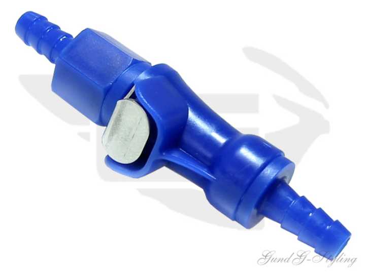 Benzinkupplung 8mm StylePro Quick-Action blau