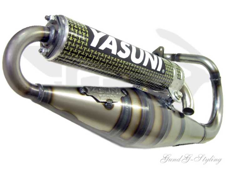 Auspuff Rennauspuff Yasuni Z Carbon-Polyamid Gilera Piaggio