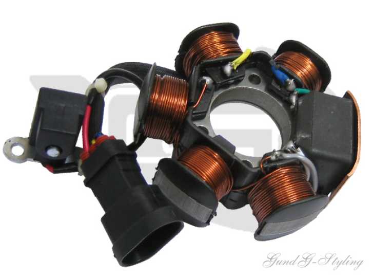 Lichtmaschine Stator für Aprilia Derbi Gilera Piaggio Vespa 2T ab Bj.99