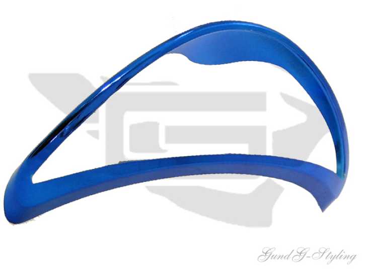 Rücklichtblende StylePro für Aerox Rücklicht blau-eloxiert