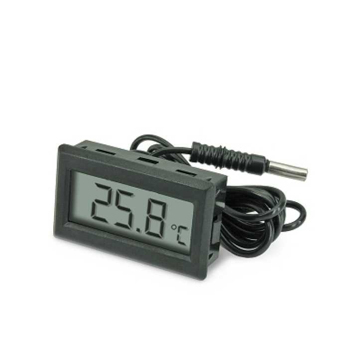 Temperaturanzeige digital LCD 110° Temperaturmessgerät Fühler