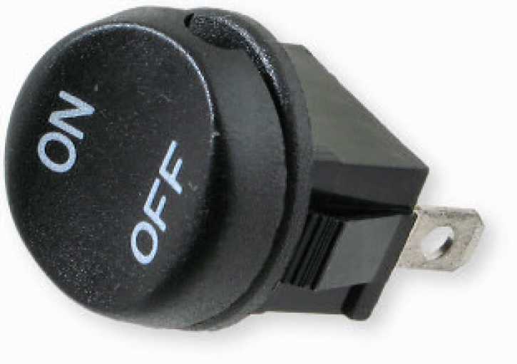 Schalter On-Off Universal Rund 2-Pin