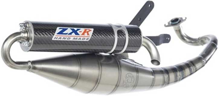 Auspuff Leovince ZX-R Minarelli Stehend Booster Stunt BWS Slider