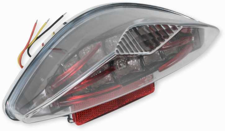 Rücklicht LED EVIL mit E-Prüfzeichen Yamaha Aerox MBK Nitro