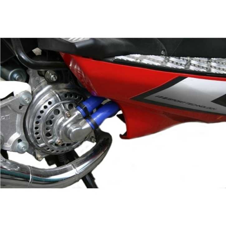 Kühlerschlauch Set MTKT für Yamaha Aerox MBK Nitro blau
