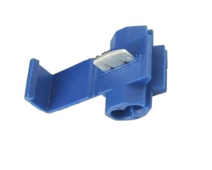 100 Abzweigverbinder blau 1,5-2,5mm², Stromdieb, Klemm- und