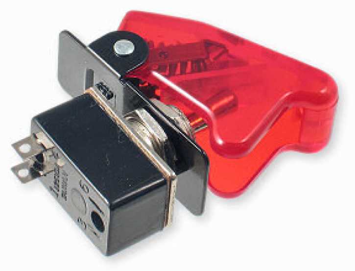 Schalter Schutzschalter 2-Pin rot