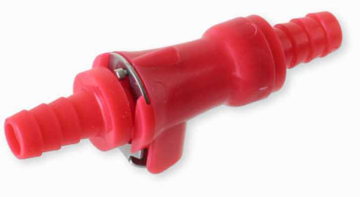 Benzinkupplung 8mm Stylepro einseitig rot