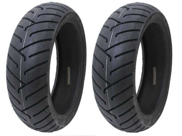 2x Reifen Satz Deestone D805 120/90-10 57L + 120/90-10 TL 57L tires set