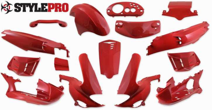 Verkleidungsset Rot Glänzend 15 teilig für Gilera Runner bis 08.05