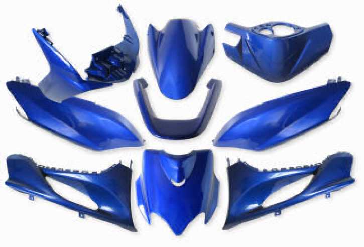 Verkleidungsset Blau Metallic für MBK MACH G YAMAHA JOG 9 teilig