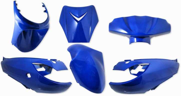 Verkleidungsset Blau Metallic 6 Teilig für Peugeot VivaCity