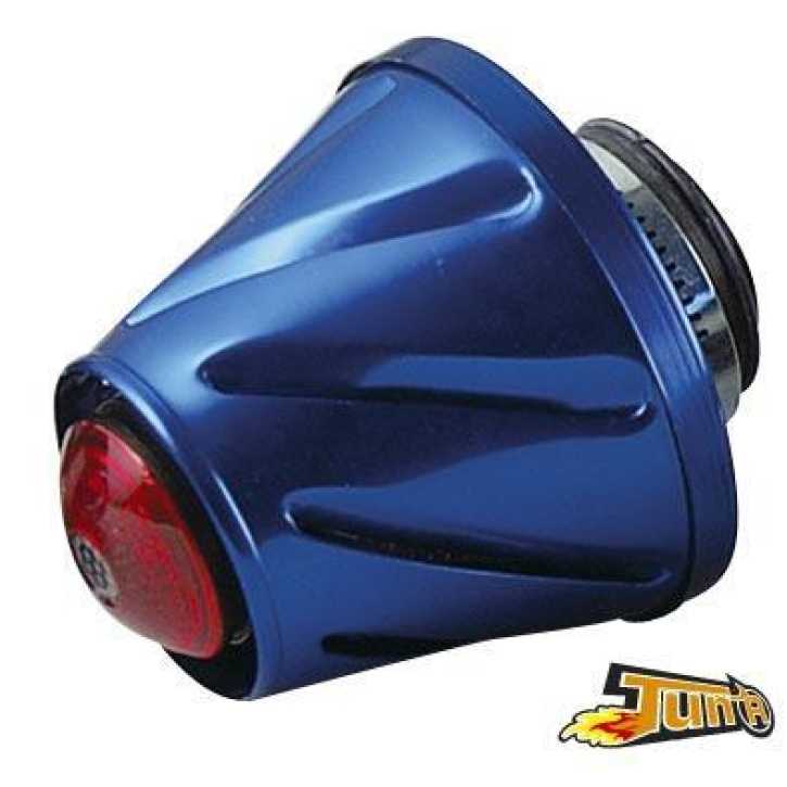 Luftfilter Sportluftfilter Blau TunR LED Turbinenoptik