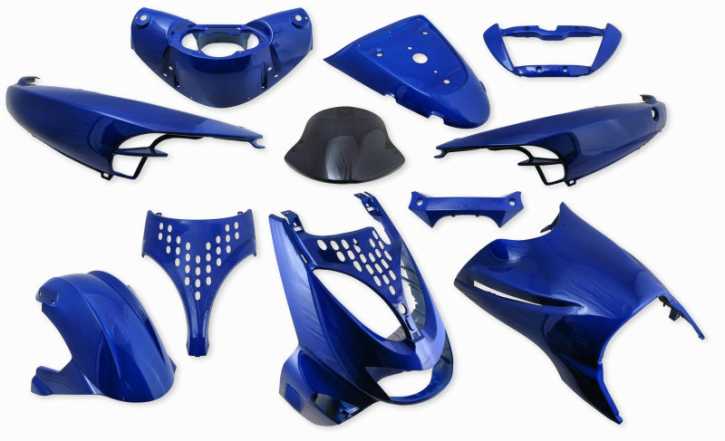 Verkleidungsset Blau Metallic für Aprilia SR 50 11-teilig