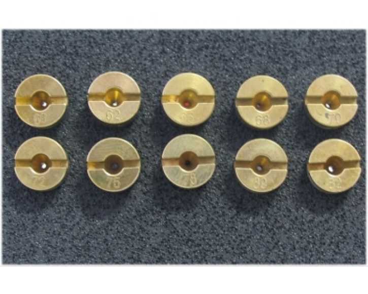 Vergaserdüsenset Original Dellorto 6mm 10 Stück