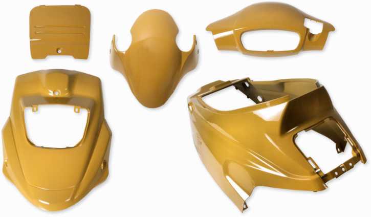 Verkleidungsset Gelb Hell für neues Modell PGO Big Max - Hot 50
