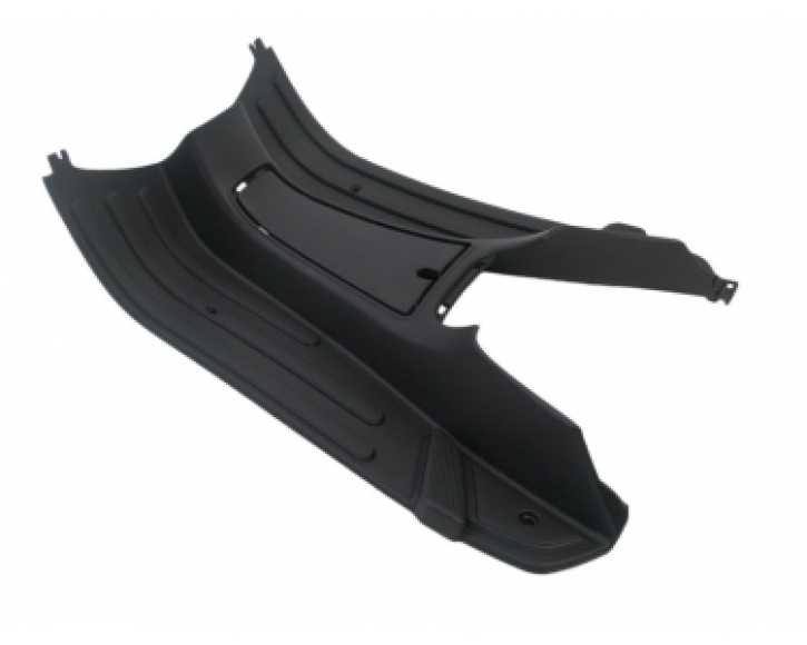 Trittbrett Fußraumabdeckung Schwarz Pigmentiert für Piaggio Vespa LX LXV S 50 125 150