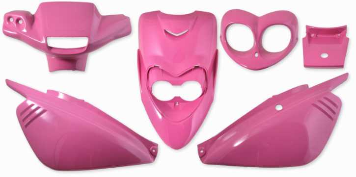 Verkleidungsset Pink StylePro Booster / Bw's NG 6-Teilig
