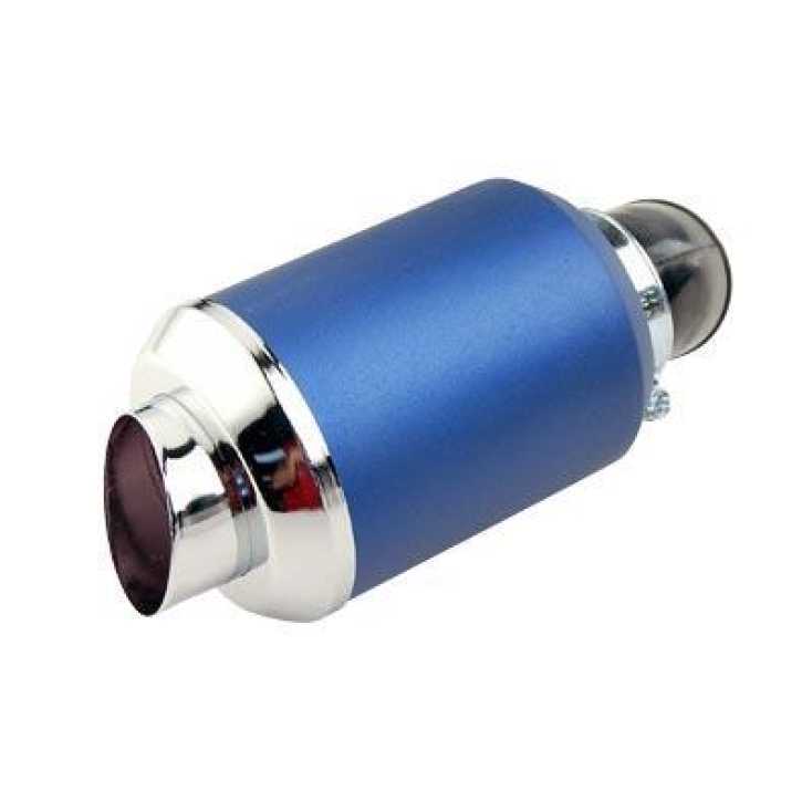 Luftfilter Sportluftfilter TunR Endschalldämpfer 45° Blau