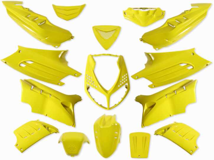 Verkleidungsset Gelb für Peugeot Speedfight 15 teilig
