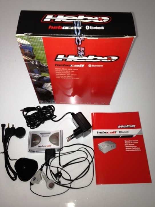 Headset "HeboCall" Hebo Bluetooth Freisprecheinrichtung für Roller Motorrad Quad