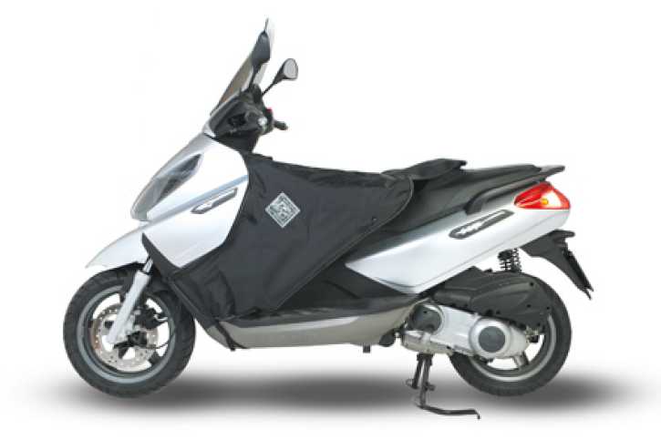 Beinschutz Wind und Wetter Schwarz Piaggio X7 Tucano Urbano