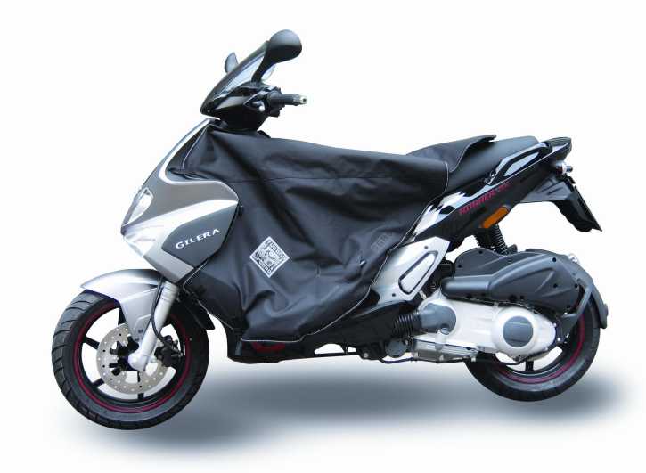 Beinschutz Wind und Wetter Schwarz Gilera Runner Tucano Urbano